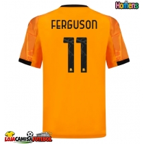 Camisa de Futebol AS Roma Evan Ferguson #11 Equipamento Secundário 2025-26 Manga Curta
